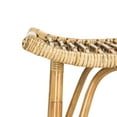 thumbnail image 5 of SAFAVIEH Leda Farmhouse Solid Rattan Counter Stool, Honey Brown, 5 of 8