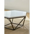thumbnail image 3 of Steve Silver Corvus White Marble Top Coffee Table, 3 of 6