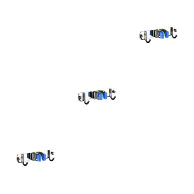 ZheElen Porte-Coton Pratique en Acier Inoxydable - Fabrication Résistante à la Corrosion Porte-Coton Multifonctionnel Robuste Rapide Porte-Balai Bleu 1 Pince et 2 Crochets 3ensemble