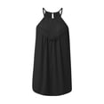 thumbnail image 5 of SHenli Women's 2026 Summer Vest Top Scoop Neck Flower Flowy Summer Shirts Ribbed Casual Basic Tee, 5 of 6
