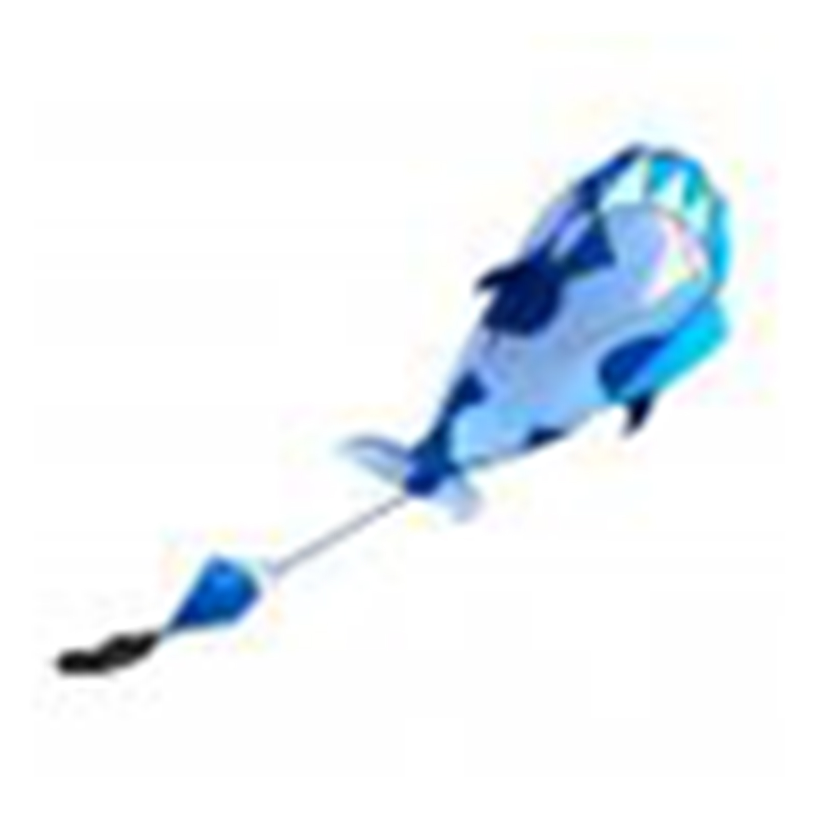 Farfi 3D Soft Whale Frameless Flying Kite Outdoor Sports Toy Children Kids Funny Gift (Red-Yellow)