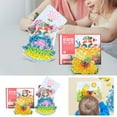 thumbnail image 1 of Clearance! Reweti Children's Sticker Book Handdrawn Design Puzzle Puncture Painting, 1 of 9