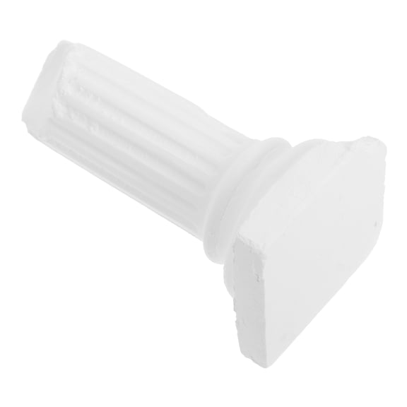 ETHZZLE Decorative White Roman Pillar Statue for Table Decor and Photography Photo Prop