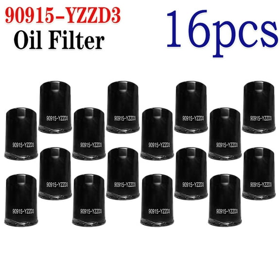 Set Of 16 Oil Filter 90915-YZZD3 For Toyota Sequoia - 4Runner - Tacoma
