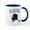White/Navy Inside, variant on CafePress - Alaska Map Design Mug - 11 oz Ceramic Mug - Novelty Coffee Tea Cup