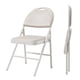 thumbnail image 1 of Juego de 2 Sillones Plegables con Cojín – Estructura Metálica Sólida, Patas Antideslizantes, Asiento Acolchado de PU, Perfectas para Interior, Exterior, Balcón y Reuniones Familiares, 1 of 12