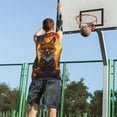 thumbnail image 5 of Sikiie Sunset Maple Tree Fox Basketball Jersey Reversible Men's Mesh Athletic Sports Shirts Training Practice S-4XL3X-Large, 5 of 6