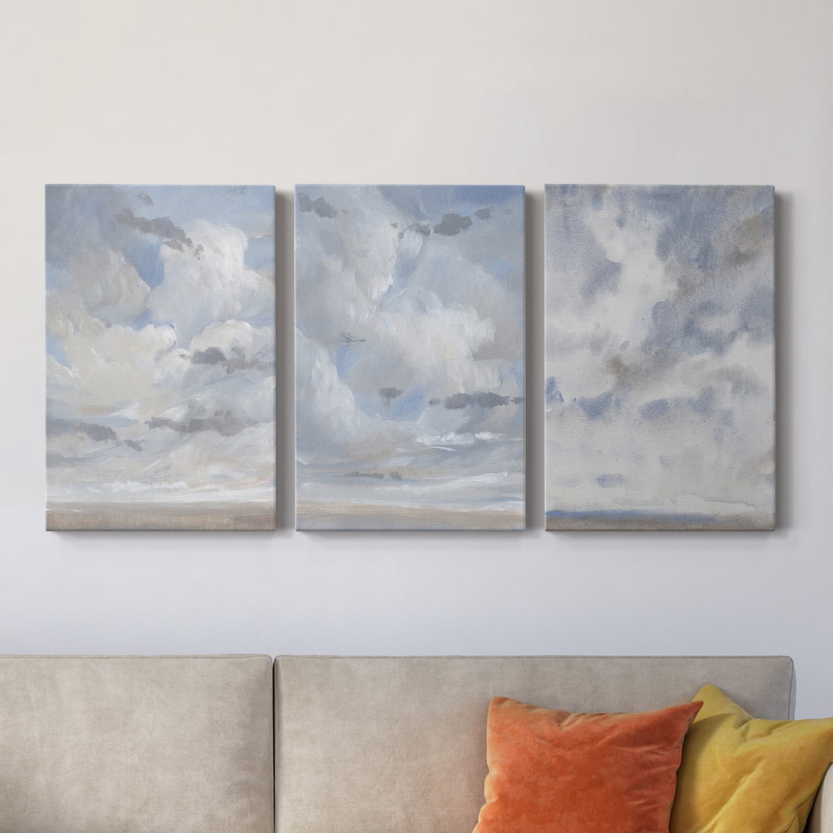 Sky Blue I Premium Gallery Wrapped Canvas - Ready to Hang - 24 x 36 Each