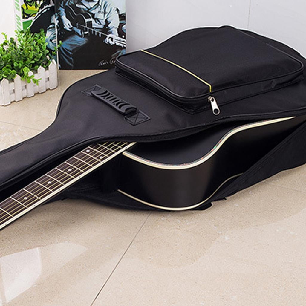 Yihuala Adjustable Shoulder Strap Guitar Case Gigs Bag 40/41inch Acoustic Guitar Carrying Bag Soft Pad Guitar Case Bag Enduring