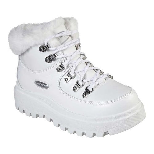 skechers women's shindigs lace up boot