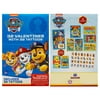 Paw Patrol 32 Count School Valentines Day Illustrated Cards with Matching Stickers or Tattoos