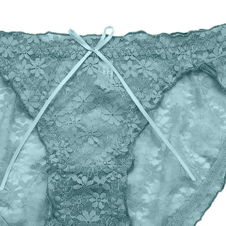

Gubotare Women S Panties Cotton Panties for Women Bikini Underwear Hipster Underpants Lace Briefs Light Blue One Size
