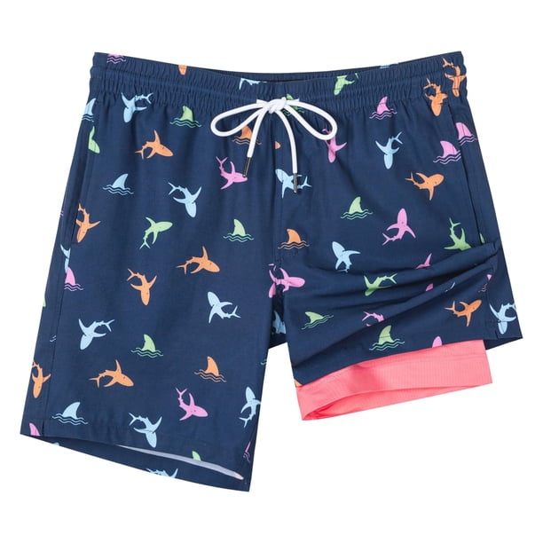 Shorts de Baño SURF CUZ para Hombre con Forro de Compresión y Secado Rápido