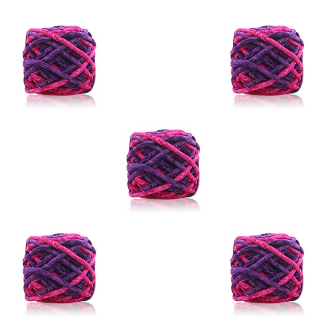Moyic Cárdigan de hilo de tejer de 100g, manta tejida a mano, bufanda de hilo, gorro de boina, accesorio de costura artesanal DIY tejido a Type2 NO2