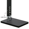 thumbnail image 5 of 360 Lighting Jett 16 1/2" High Small Modern Desk Lamps Set of 2 USB Port Night Light LED Black Metal Home Office Charging, 5 of 9