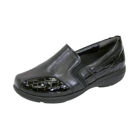 

PEERAGE Agatha Women s Wide Width Leather Loafers