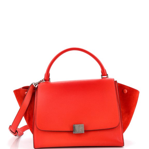 Pre-Owned Trapeze Bag Leather Medium By Rebag