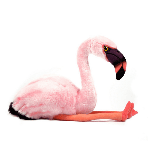 Realistic American Flamingo Stuffed Animal Plush Toy, Lifelike Animal Plushies, Simulation Animals Super Soft Stuffed Toy