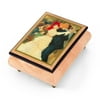 Handcrafted Ercolano Music Box Featuring "Dance of Bougival" by Renoir, Pierre Auguste - Under the Sea (The Little Mermaid) - SWISS