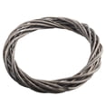 thumbnail image 2 of Christmas Rattan Ring Wreath Wicker Vine Garland Hanging Wedding Grey Wreath, 2 of 10