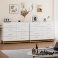 thumbnail image 5 of Accreate Modern 8-Drawer Dresser & TV Stand – Wood Storage Chest with Metal Handles, Organizer for Bedroom, Living Room, Hallway, 5 of 9