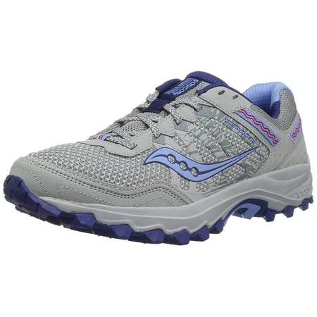 Saucony - Saucony Women's Grid Excursion Tr12 Sneaker, Grey/Blue, Size ...