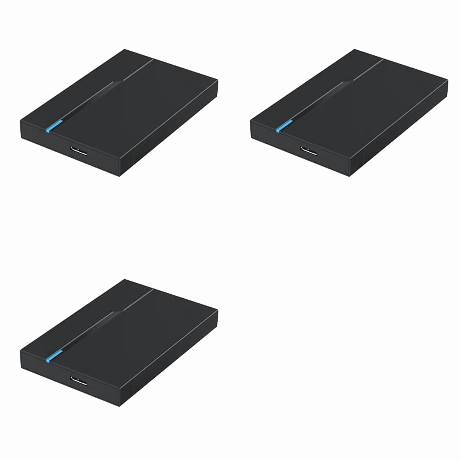 3pcs 2.5Inch External Hard Drive Enclosure USB 3.0 Hard Disk Case 6TB Supports 7mm 9.5mm SATA SSD HDD for Laptop PC