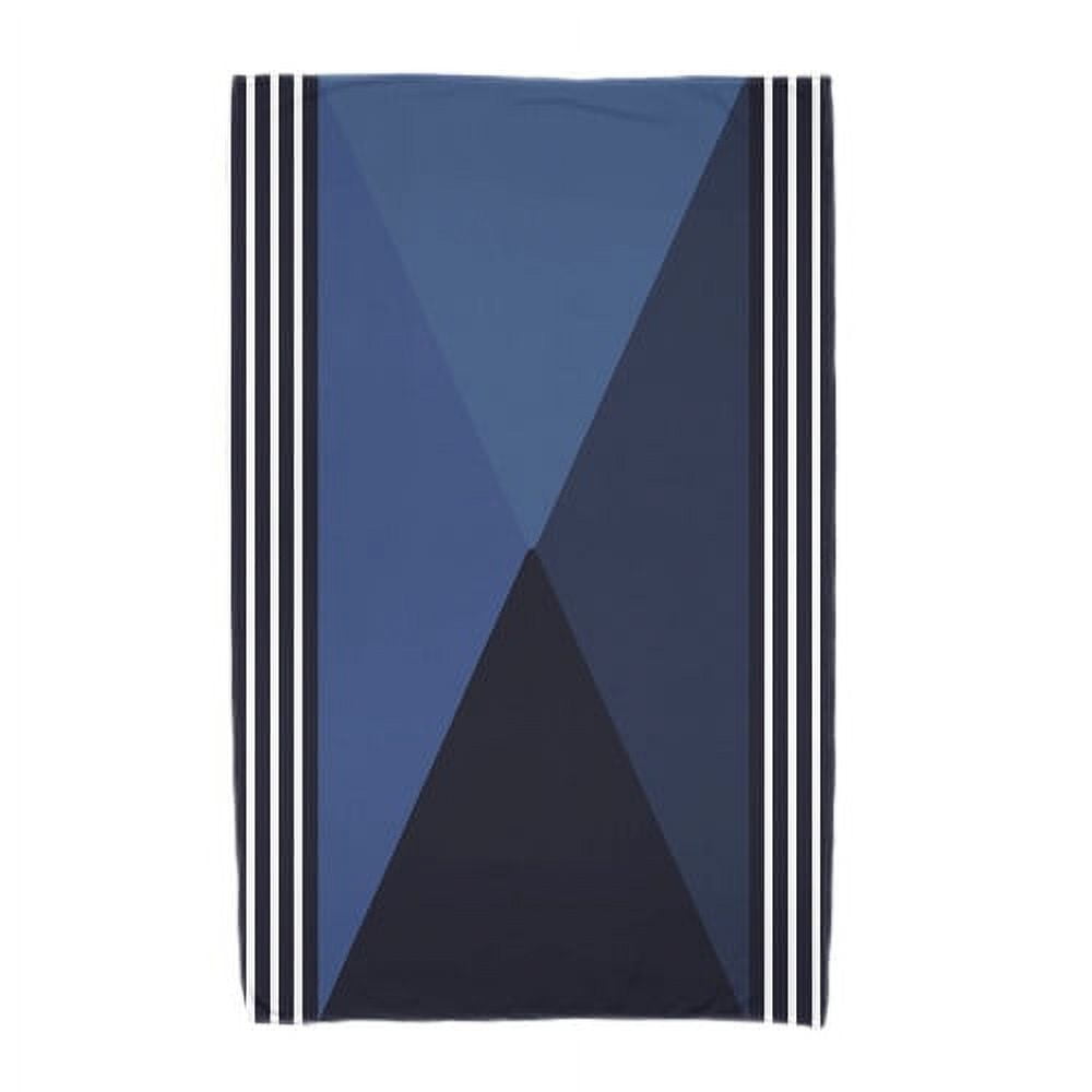 Simply Daisy 30" x 60" Nautical Angles Geometric Print Beach Towel