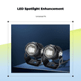 thumbnail image 5 of Abbraccia Foco LED amarillo moto IP67 aluminio, 5 of 5