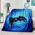 thumbnail image 3 of Bedding Gaming Throw Blanket Super Soft Gamer Gift for Couch Sofa for Kids Boys Teens Video Game 50x40in, 3 of 7