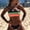 E-680Green, variant on Bikini Set For Women Color Block Strapless Comfortable Elegant Two Piece Swimsuit For Holiday Vacation Beach,Blue,L