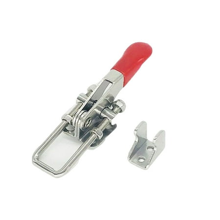 

wrea Toggle Clamp Quick-Release Stainless Steel Strong Loading Pipe Stroke Locking Lever Hand Clip Tool for Woodworking