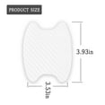 thumbnail image 2 of 4PCS Car Door Handle Sticker, Carbon Fiber Anti-Scratches Car Door Cup Protector, Non-Marking Auto Door Handle Protective Film, Universal for Most Car Handles,White, 2 of 7