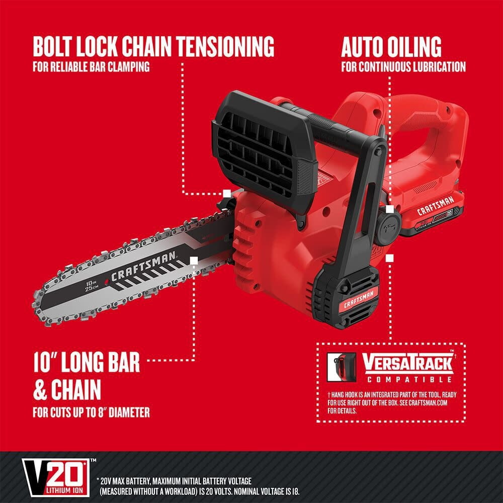 Craftsman chainsaw cordless hotsell