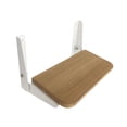 thumbnail image 4 of Asiento de ducha de teca plegable, pedal de reposapiés plegable de bote, taburete de silla de banco multifuncional montada en la pared para barcos RV, 4 of 8
