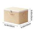 thumbnail image 3 of EGNMCR Storage Bins, Storage Containers Lockable Storage Box With Drawers Home Wardrobe Clothing Blanket And Toy Organizer Foldable Combination Storage Box Fabric Storage Boxes, 3 of 6