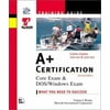 A+ Certification Training Guide [With CDROM] (Paperback - Used) 0735709076 9780735709072