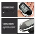 thumbnail image 3 of CATIEBYE Multifunctional Black Pedometer with Large Screen Portable for Outdoor Fitness Use, 3 of 8