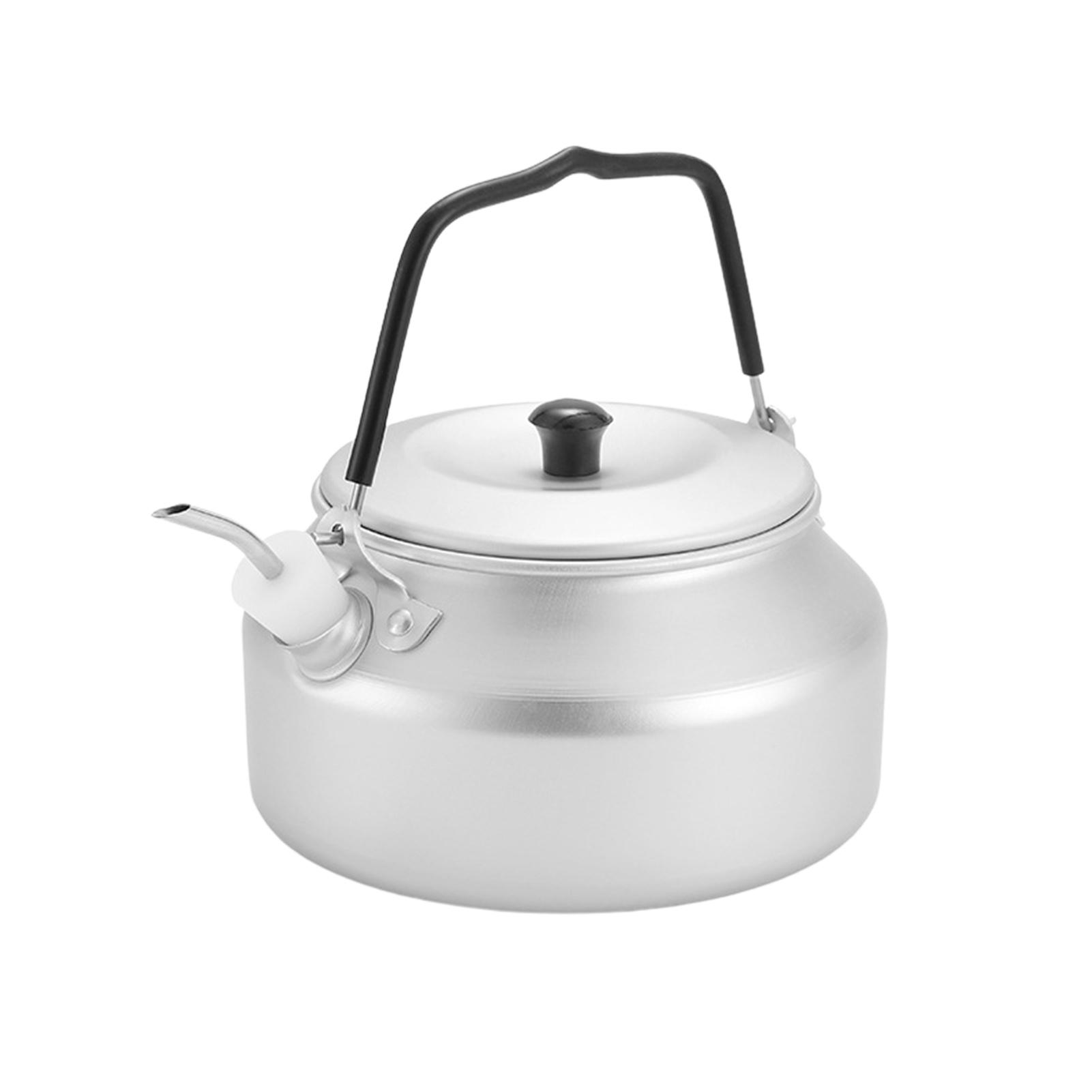Megawheels Outdoor Camping Kettle|Portable Lightweight Stainless Steel Hiking Kettles|Ideal for Bushcraft and Outdoor Campfire Use, Adult Unisex, Size