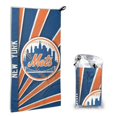 Mets Football Team Quick Dry Towel, Highly Absorbent Cotton Towel, Portable Bath Towel for Beach, Gym, Travel, Bathroom, 16x31.5in