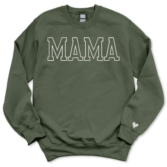Embroidered Mama Mom Sweatshirt - Perfect for Christmas 2023