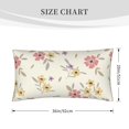 Floral print B King Pillow Cases, Soft King Size Pillow Cases