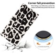 thumbnail image 5 of Leather For Google Pixel 11 Pro XL 6.8-inch Leopard Print Wallet Case, With Card Holder,Wristband,Magnetic Clasp Kickstand Folio Cover,Black,For Pixel 11 Pro XL, 5 of 6