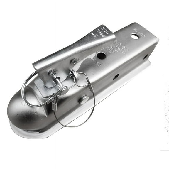 Trailer Coupler 2 X 2 Inch Hitch Ball Coupling Straight Tongue 3500 Lbs RV Parts Accessories