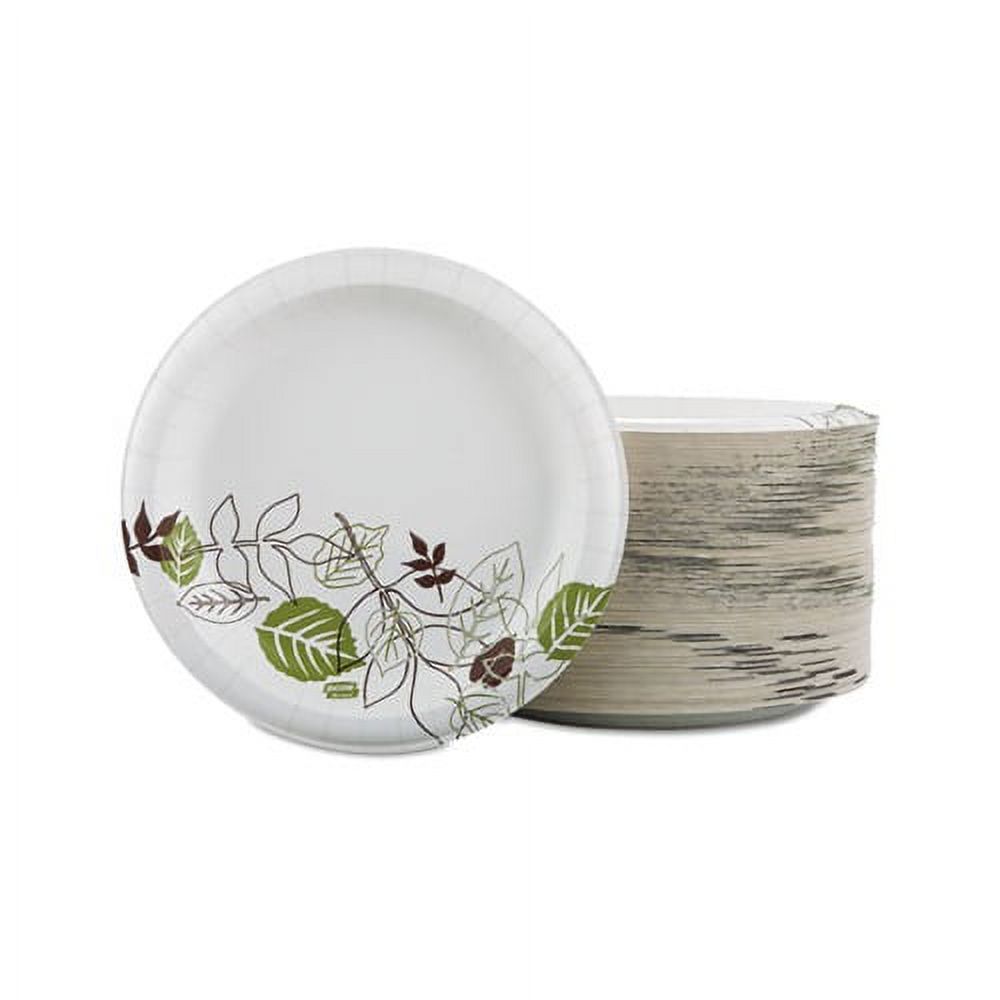 Dixie Ultra® Pathways Heavyweight Paper Plates By Gp Pro - 125 / Pack - Microwave Safe - White - Paper Body - 4 / Carton