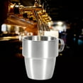 thumbnail image 2 of Coupe en Acier Inoxydable Lourde, 280ml Durable en Acier Inoxydable Double Couche Bar Bière Poignée Tasse Large Bouche Tasse, 2 of 7