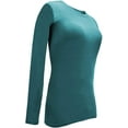 thumbnail image 3 of Women's Under Scrub Tee Crew Neck Long Sleeve T-Shirt, 3 of 7