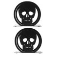 thumbnail image 1 of 2X Soporte para Servilletas de CóCtel, DiseñO de Calavera de Halloween, Soporte para PañUelos Negro, Organizador para Servilletas de Papel de Hierro, 1 of 5