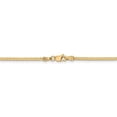 thumbnail image 4 of Real 14kt Yellow Gold 1.3mm Franco Chain; 24 inch; Lobster Clasp; for Adults and Teens; for Women and Men, 4 of 5
