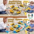 thumbnail image 3 of Chuvikid 6 in 1 Take Apart Construction Truck Toys,DIY Engineering Building Toy with Drill,City Map,Storage Box,Gift for Boys Ages 3-8, 3 of 8